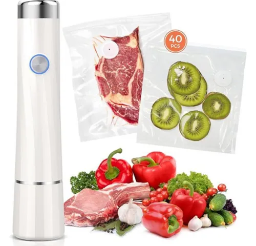 Kayiant Vacuum Sealer For Food, Handheld Vacuum Sealer(Compact Vacuum Sealers+ 40 Reusable Vacuum Bags) for 10X Preservation & Fresh